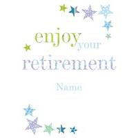 stars | personalised retirement card