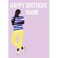 Stripy Boy | Birthday Card