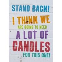 Stand Back | Funny Birthday Cards | BC1296