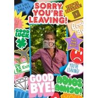 Stickers | Photo Sorry You\'re Leaving Card