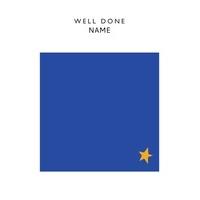 Star | Personalised Well Done Card