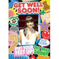 stickers get well soon photo card