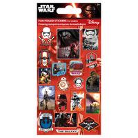 star wars ep vii small foil stickers