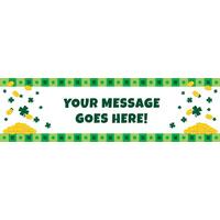 st patricks day personalised banner