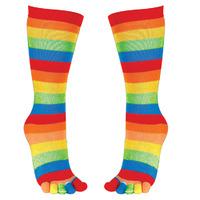 Stripey Toe Socks