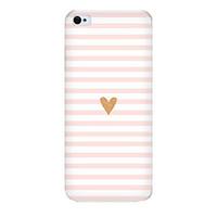 Stripe Love Pattern Phone Case Back Cover Case for iPhone5C