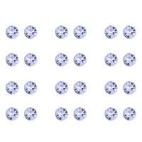Stud Earrings Simulated Diamond Alloy Classic White Rainbow Jewelry Party Daily 24pcs