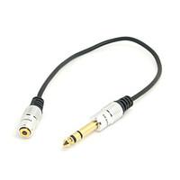 stereo female 18 35mm jack to male 14 635mm headphone adapter converte ...