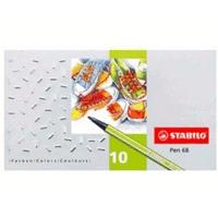 Stabilo Pen 68 - Tin of 10