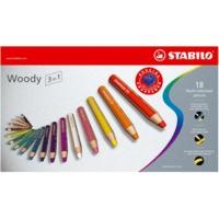Stabilo Woody 3 in 1 18 pieces