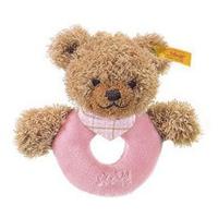 steiff sweet dreams rattle pink bear 12 cm