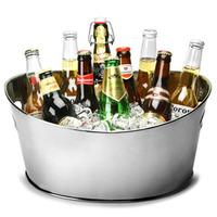 Stainless Steel Oval Party Tub Small (Case of 4)
