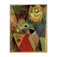 Still Life with Gas Lamp By Paul Klee