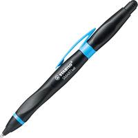 STABILO SMARTball Right Hand Blue Ink Black/Cyan Stylus Pen