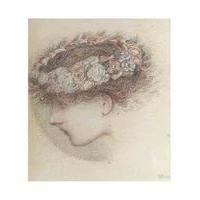 Study for the Head of Cupid By Edward Burne-Jones