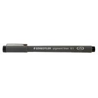 staedtler 308 01 9 pigment liner pen black 01mm