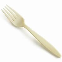 Starch Plastic Disposable Forks (Case of 1000)