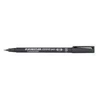 Staedtler Lumocolor CD/DVD Marker Pens Line 0.4mm Black (1 x Pack of 10)