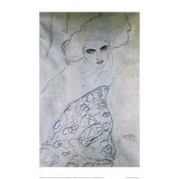 Study for Portrait of a Lady By Gustav Klimt