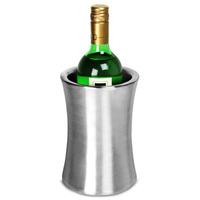 stainless steel double walled vase wine cooler case of 12