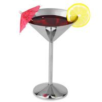 Stainless Steel Martini Glasses 6oz / 170ml (Pack of 4)