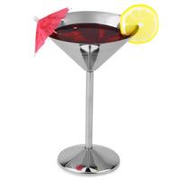 Stainless Steel Martini Glasses 12oz / 340ml (Pack of 4)