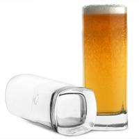 Strauss Square Base Beer Glasses 13.4oz / 380ml (Pack of 6)