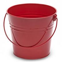 steel serving bucket red 155cm