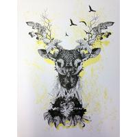 Stag (Gold) By Not Now Nancy