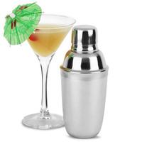 stainless steel mini cocktail shaker 10oz single