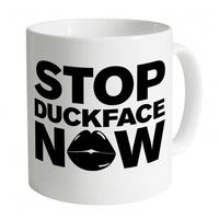 stop duckface now mug