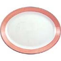 Steelite Rio Pink Oval Coupe Dishes 202mm Pack of 24