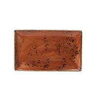 steelite craft terracotta rectangular platters 270mm pack of 6