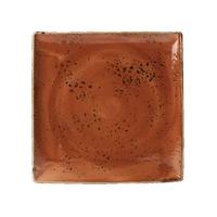 Steelite Craft Terracotta Square Platters 270mm Pack of 6