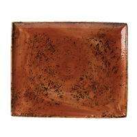 steelite craft terracotta rectangular platters 330x 270mm pack of 6