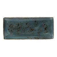 Steelite Craft Blue Rectangular Platters 370x 265mm Pack of 6