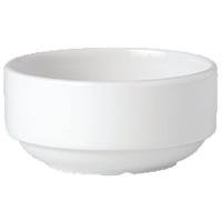 Steelite Simplicity White Stacking Soup Cups 285ml Pack of 36