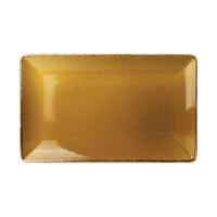 steelite terramesa rectangle plate mustard 330 x 190mm pack of 6