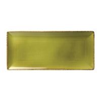 steelite terramesa rectangle plate olive 370 x 165mm pack of 6