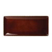 steelite terramesa rectangle plate mocha 370 x 165mm pack of 6