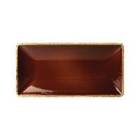 Steelite Terramesa Rectangle Plate Mocha 200 x 100mm Pack of 6