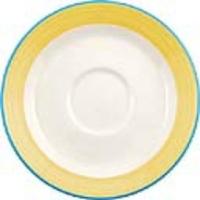 steelite rio yellow saucers 150mm pack of 36