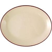 Steelite Claret Empire Oval Coupe Dishes 202mm Pack of 24