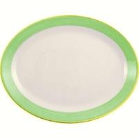 steelite rio green oval coupe dishes 305mm pack of 12