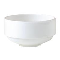 Steelite Monaco White Stacking Unhandled Soup Cups 285ml Pack of 36