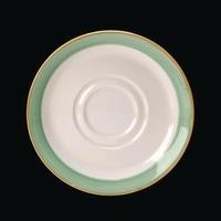 Steelite Rio Green Low Cup Saucers 117mm Pack of 12