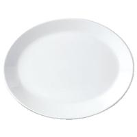 Steelite Simplicity White Oval Coupe Dishes 342mm Pack of 12