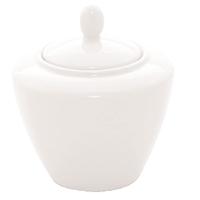 steelite simplicity white covered sugar bowls pack of 6