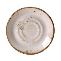 Steelite Craft White Stand and Saucer Double Well Large Pack of 36