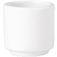 Steelite Simplicity White Footless Egg Cups 47mm Pack of 12